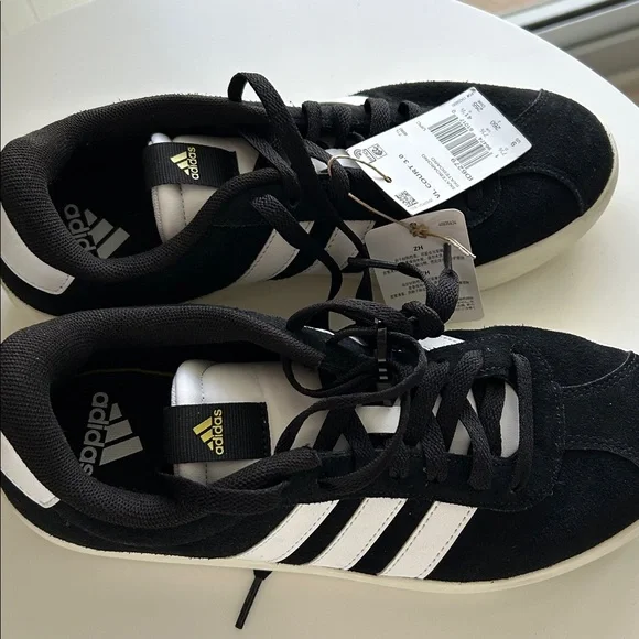 adidas Black and White Sneakers - Picture 2 of 6